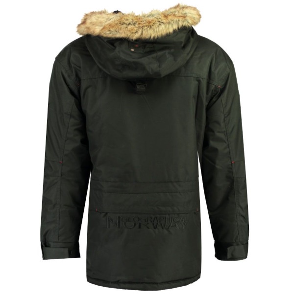 Geografische Noorwegen - Parka De Hombre Abiosaure Negro Zwart