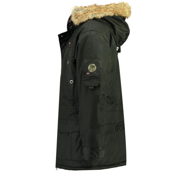 Geografische Noorwegen - Parka De Hombre Abiosaure Negro Zwart