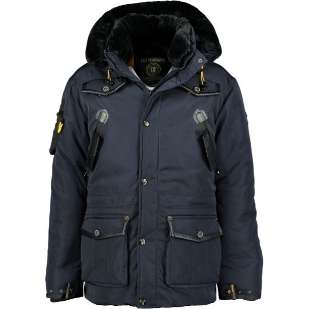 Geografische Noorwegen - Parka De Hombre Acore Azul Marino Marine