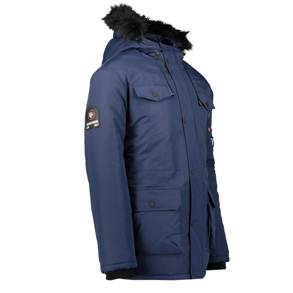 Geografische Noorwegen - Parka De Hombre Alcaline Azul Marino Marine