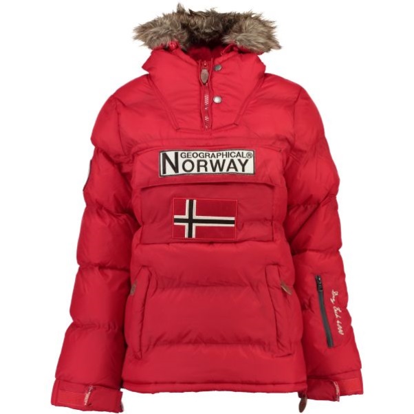 Geografisch Noorwegen - Chaqueta De Mujer Anson Rojo Rood