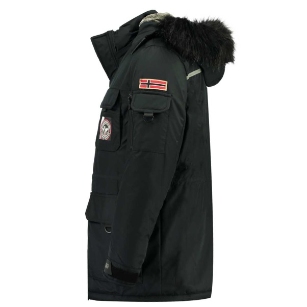 Geografische Noorwegen - Parka De Hombre Arthur Negro Zwart