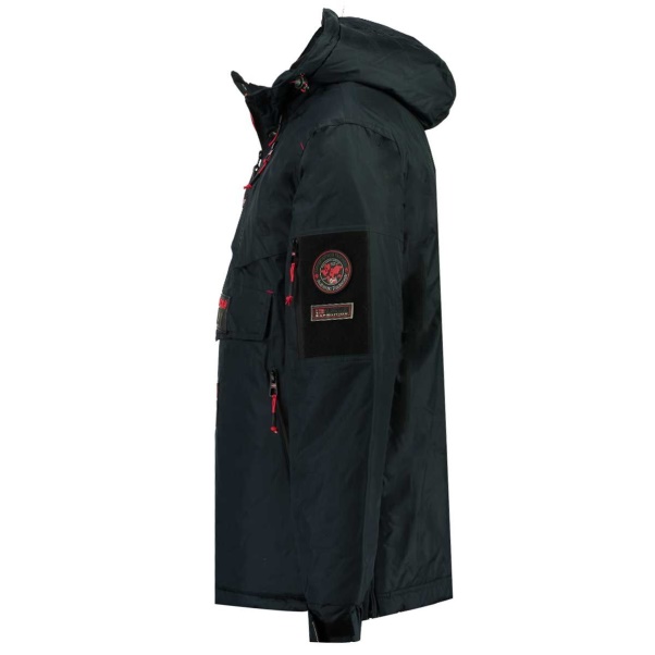 Geografische Noorwegen - Parka De Hombre Barker Azul Marino Marineblauw