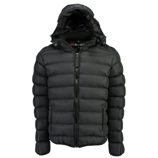 Geografische Noorwegen - Parka De Hombre Balans Negro Zwart