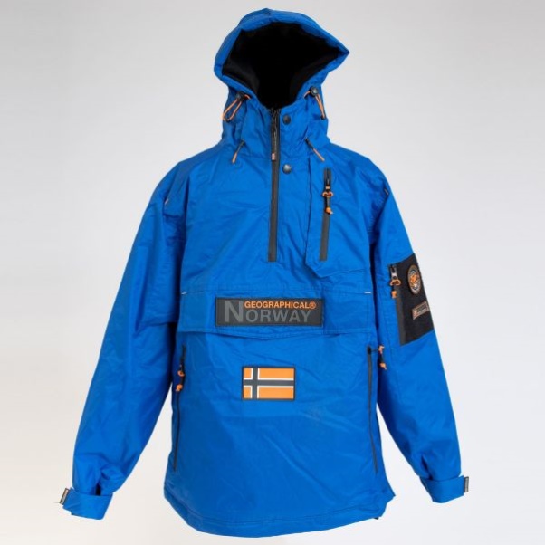 Geografische Noorwegen - Parka De Hombre Barker Azul Cielo Blauw