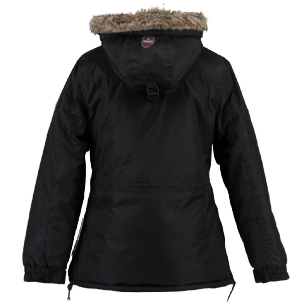 Geografische Noorwegen - Parka De Mujer Baby Negro Zwart