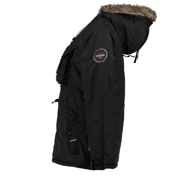 Geografische Noorwegen - Parka De Mujer Baby Negro Zwart