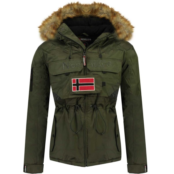 Geografisch Noorwegen - Parka De Hombre Bench Caqui Kaki