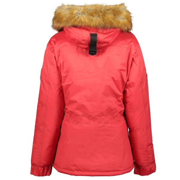 Geografische Noorwegen - Bank Parka De Hombre Rojo Rood
