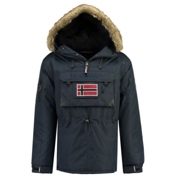 Geografische Noorwegen - Parka De Hombre Beco Azul Marino Navy