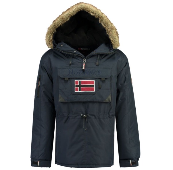 Geografische Noorwegen - Parka De Hombre Beco Azul Marino Navy