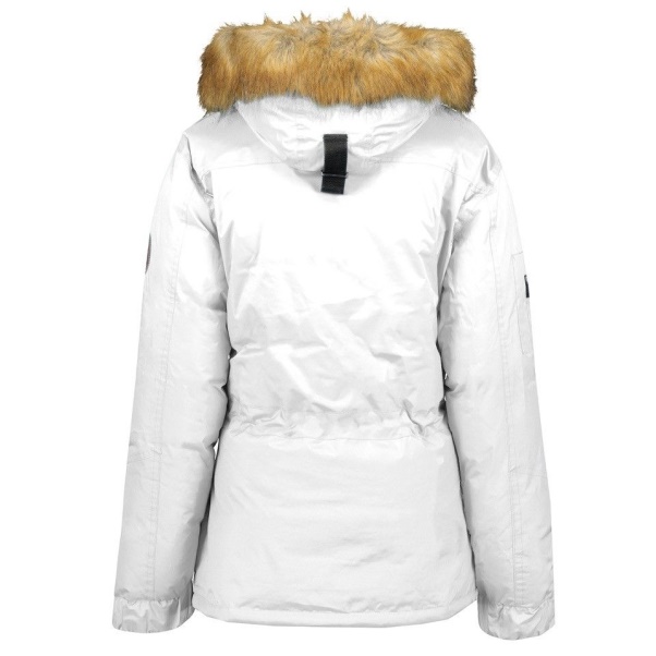 Geografisch Noorwegen - Parka De Mujer Bellaciao Blanco Wit