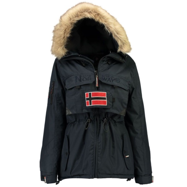 Geografisch Noorwegen - Parka De Niña Bellaciao Azul Marino Navy