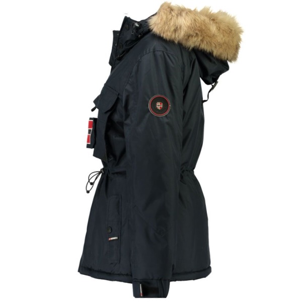 Geografisch Noorwegen - Parka De Niña Bellaciao Azul Marino Navy