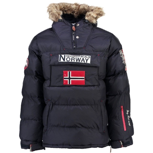 Geografisch Noorwegen - Chaqueta De Niño Boker Azul Marino Marine