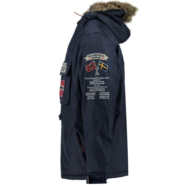 Geografisch Noorwegen - Parka De Hombre Boemerang Azul Marino Marine