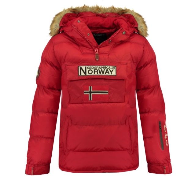 Geografisch Noorwegen - Chaqueta De Hombre Boker Rojo Rood