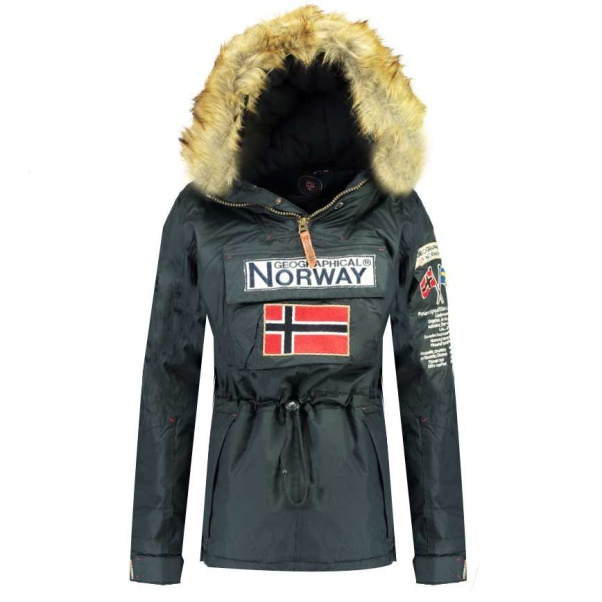 Geografisch Noorwegen - Parka De Mujer Boomera Azul Marino Navy