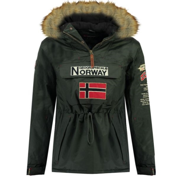 Geografische Noorwegen - Parka De Niño Boemerang Gris Oscuro Grijs