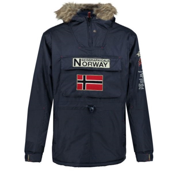 Geografisch Noorwegen - Parka De Niño Boemerang Azul Marino Navy