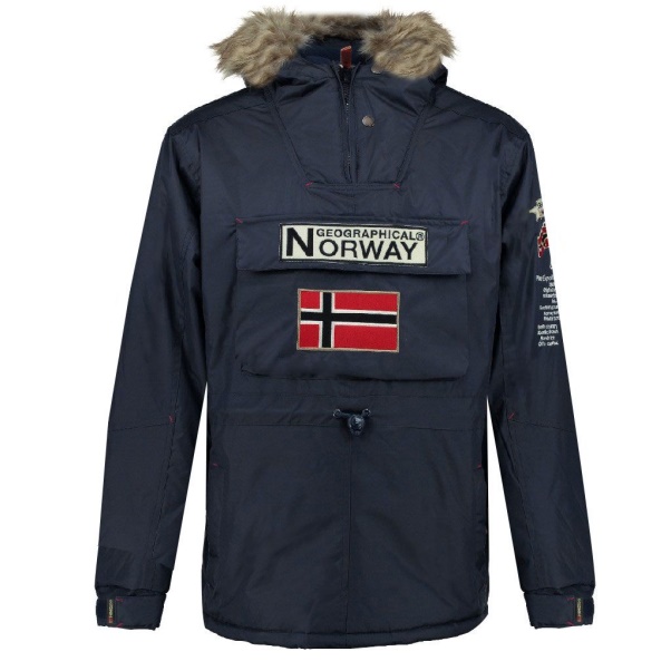 Geografisch Noorwegen - Parka De Niño Boemerang Azul Marino Navy