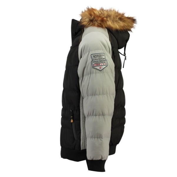 Geografisch Noorwegen - Chaqueta De Hombre Caimpo Negro Zwart