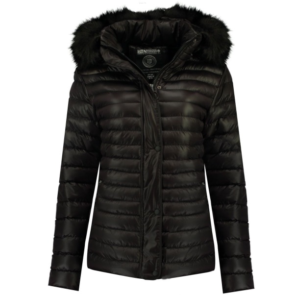 Geografisch Noorwegen - Parka De Mujer Darmon Negro Zwart