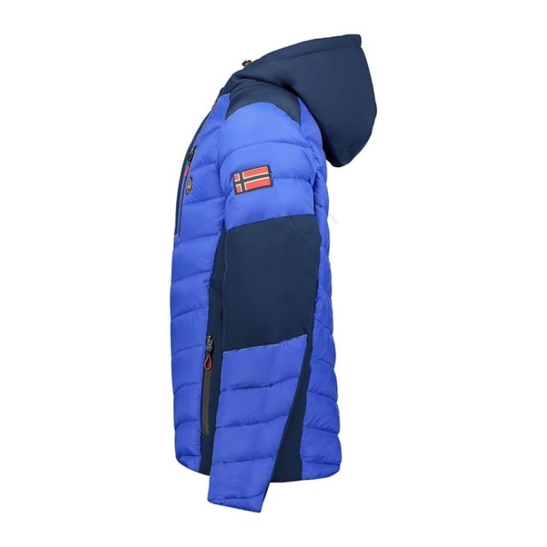 Geografische Noorwegen - Parka De Hombre Doysun Azul Eléctrico Blauw