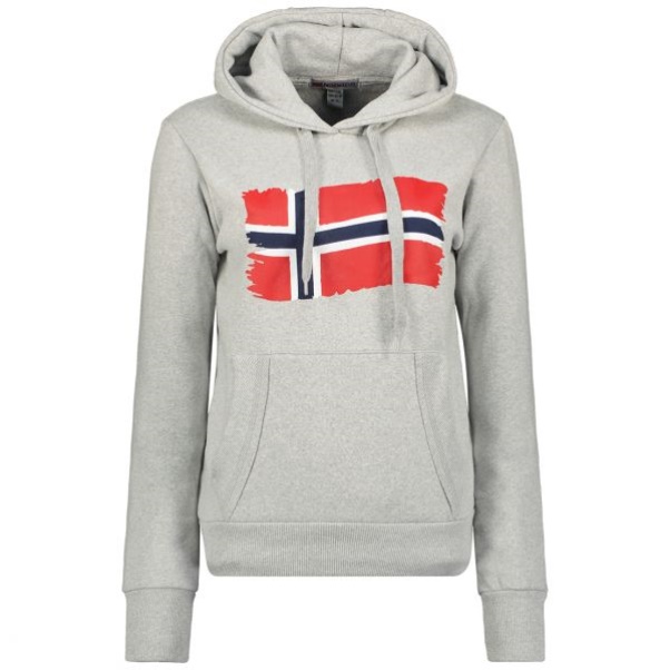 Geografisch Noorwegen - Sudadera De Mujer Florence Gris Claro Grijs