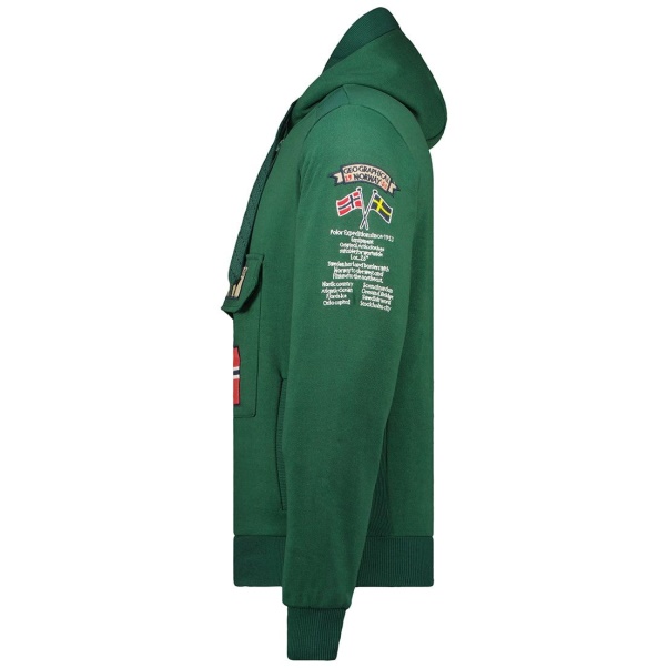 Geografisch Noorwegen - Sudadera De Hombre Gymles Verde Oscuro Oscuro