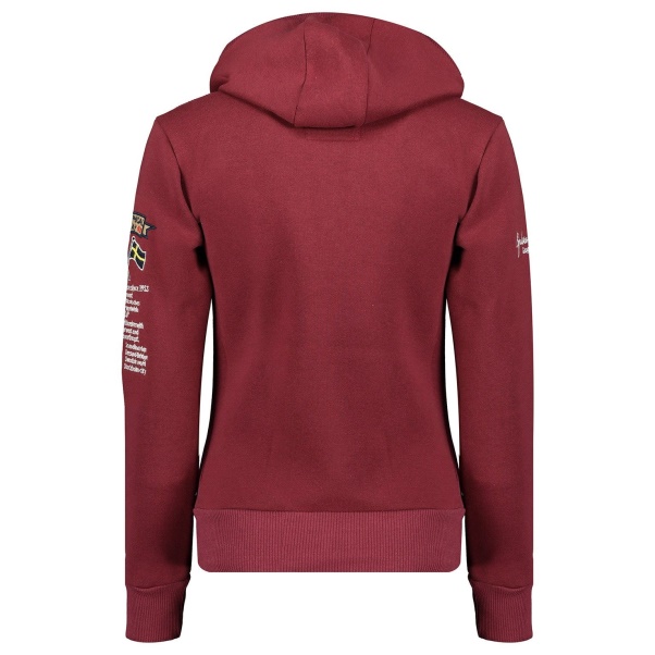 Geografisch Noorwegen - Sudadera De Hombre Gymles Burdeos Burdeos