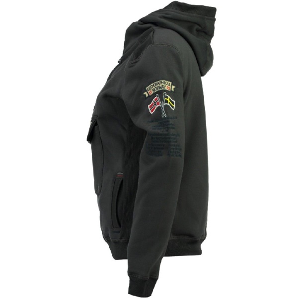 Geografisch Noorwegen - Sudadera De Hombre Gymles Gris Oscuro Grijs