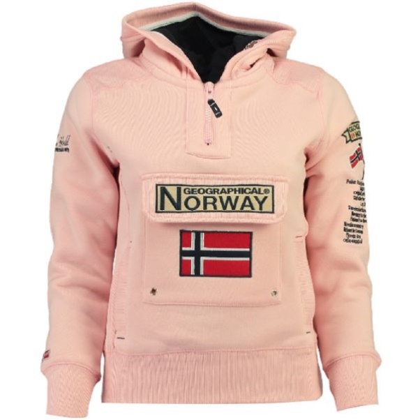 Geografisch Noorwegen - Sudadera De Niños Gymles Rosa Claro Rosa