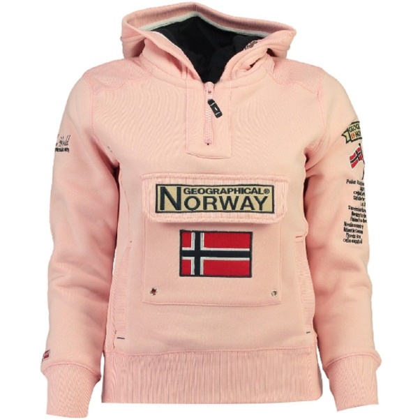 Geografisch Noorwegen - Sudadera De Niños Gymles Rosa Claro Rosa
