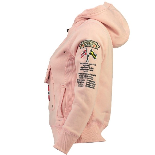 Geografisch Noorwegen - Sudadera De Niños Gymles Rosa Claro Rosa