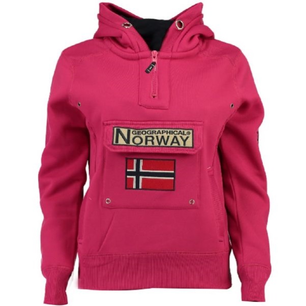 Geografisch Noorwegen - Sudadera De Niños Gymles Fucsia Fucsia