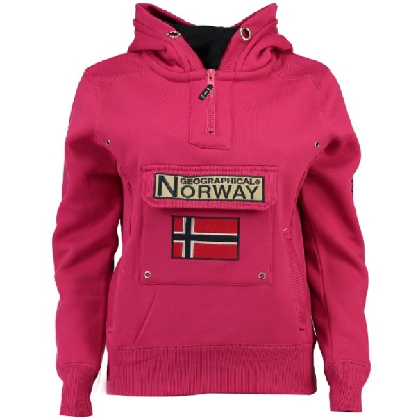 Geografisch Noorwegen - Sudadera De Niños Gymles Fucsia Fucsia