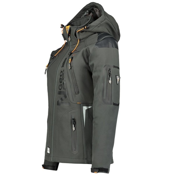 Geografisch Noorwegen - Tisland Mujer Gris Oscuro / Naranja Naranja