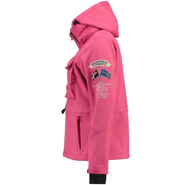 Geografisch Noorwegen - Chaqueta Softshell Fashion De Mujer Tilsit Fucsia Fucsia