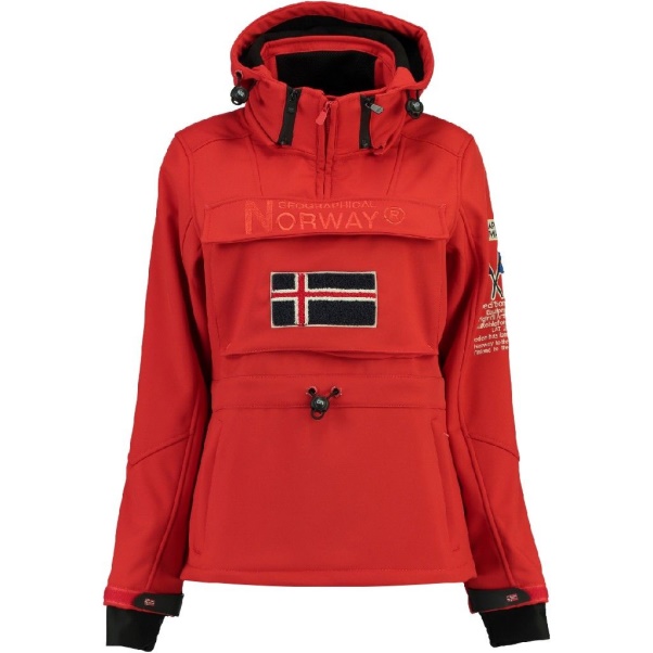 Geografische Noorwegen - Chaqueta Softshell De Mujer Tilsit Rojo Rood