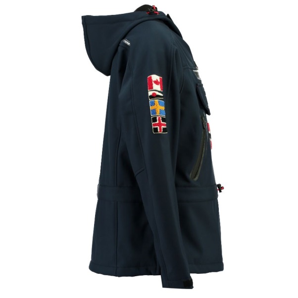 Geografisch Noorwegen - Chaqueta Softshell De Hombre Tykoon Azul Marino Navy