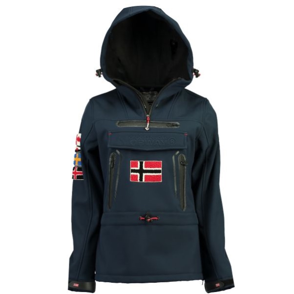 Geografische Noorwegen - Chaqueta Softshell De Mujer Tyka Azul Marino Marine